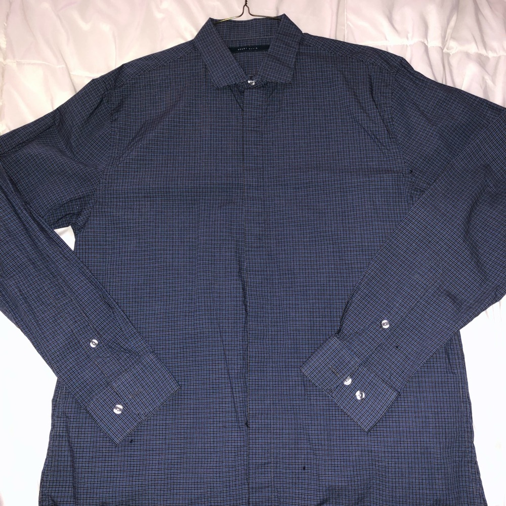 Pre Owned Perry Ellis Long Sleeve Button Down